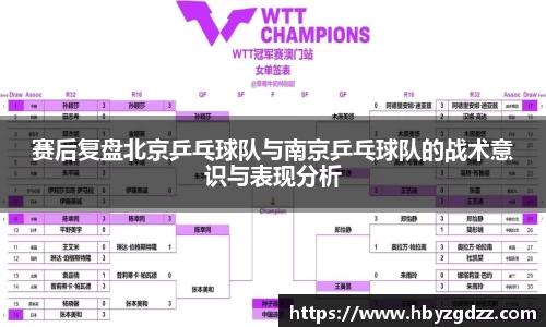 赛后复盘北京乒乓球队与南京乒乓球队的战术意识与表现分析